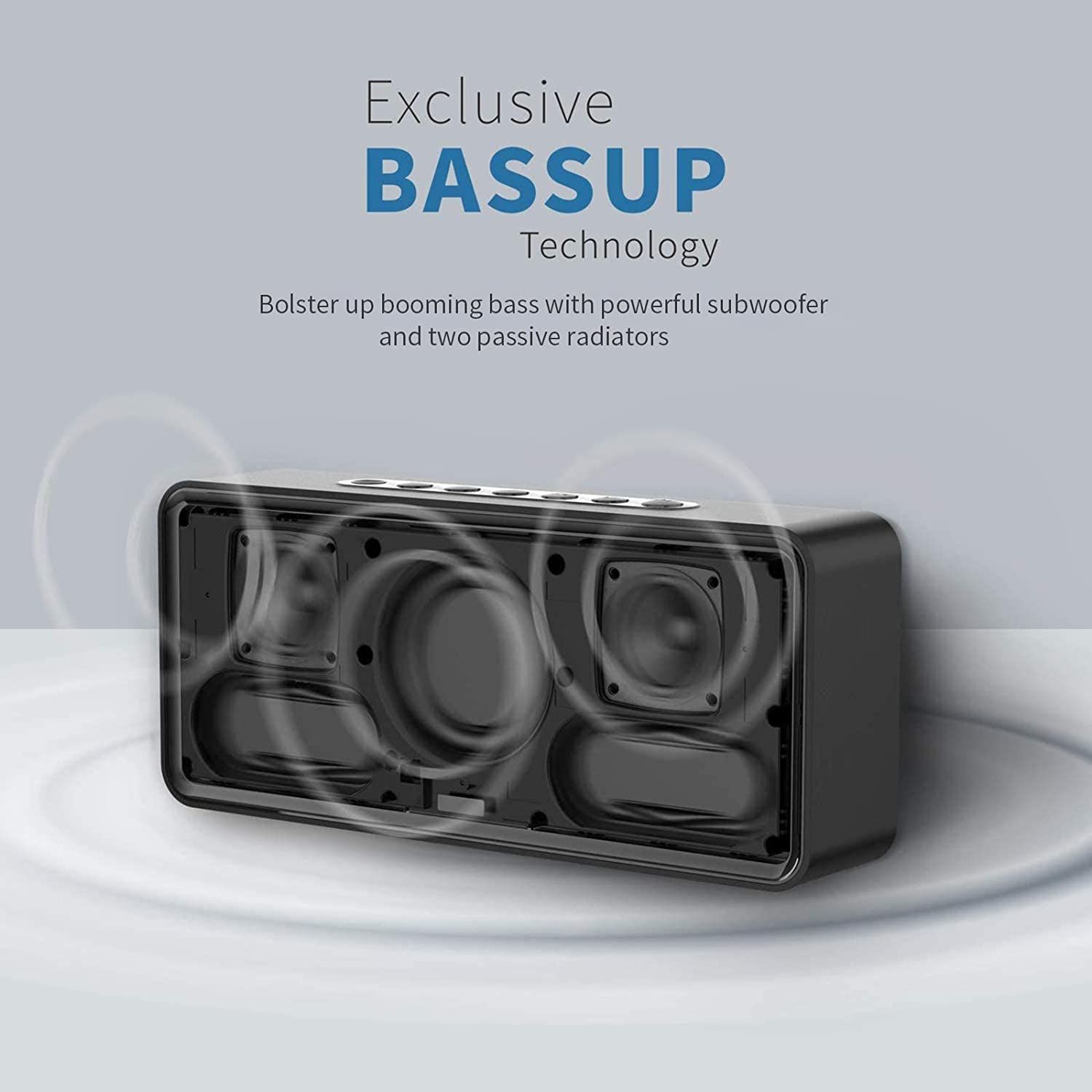 Bluetooth Home Speaker Беспроводной стерео Сопряжение сабвуфер Два активных драйвера широкой совместимости