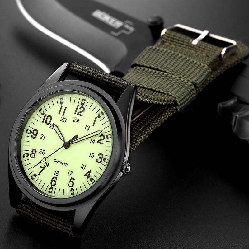 Compra Relojes De Pulsera Relojes De Hombres Especiales Únicos 22 Mm Nylon  Strap Reloj De Pulsera Ejército Marca Militar Masculino Deporte Hombre Reloj  24 Horas Para Hombre Barato | Entrega Rápida Y