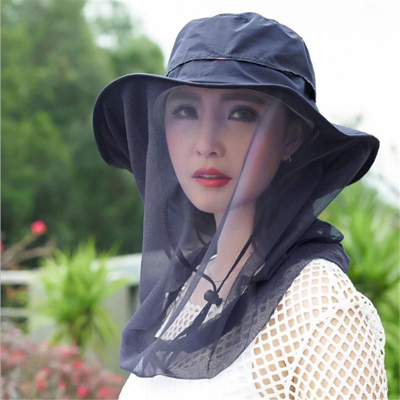 Anti Mosquito Head Net Face Mesh Protecting For Outdoor Hiking Camping Walking Insects Bugs Preventing Wide Brim Hats From Jabariparker 17 68 Dhgate Com