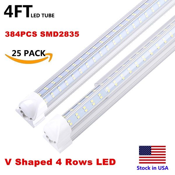 4FT 60W V 4 Rows Clear Cover