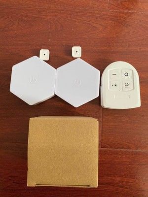 2pcs lamp + 1 remote