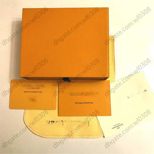 With dust bag card box