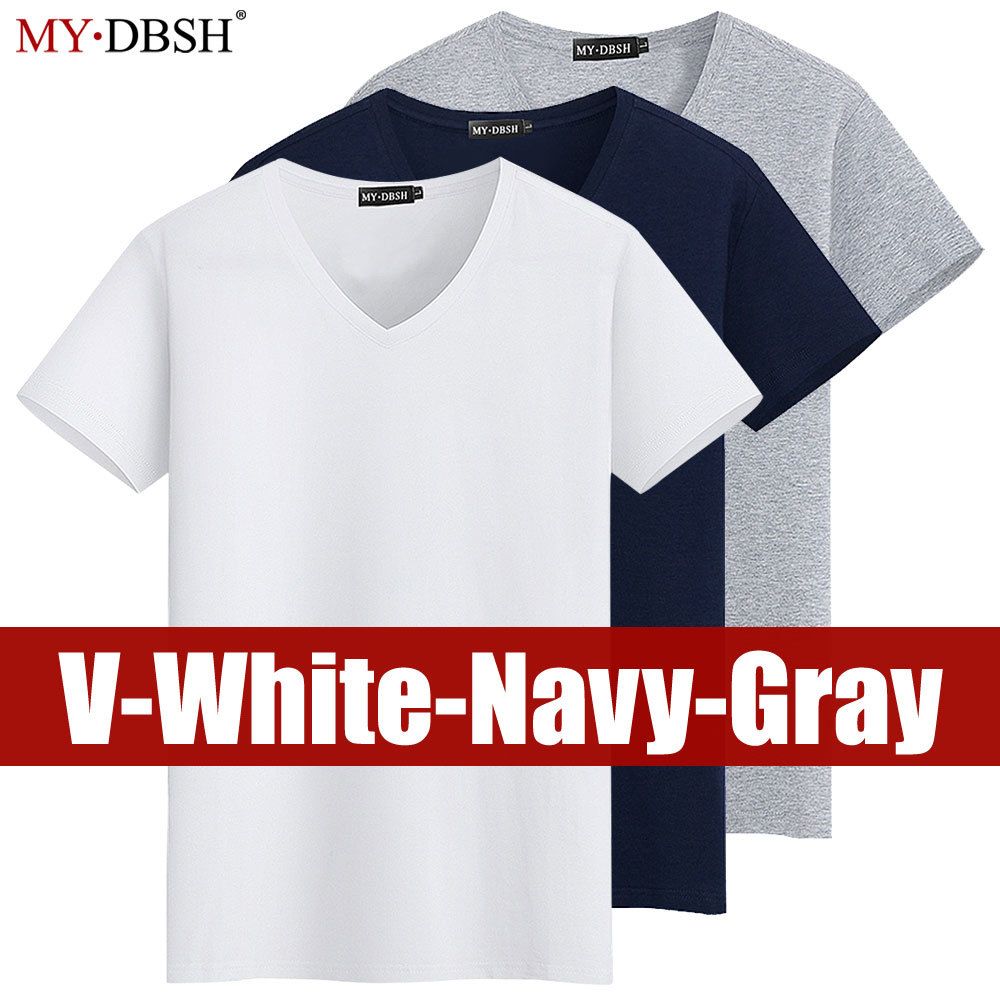 V-White-Navy-Gray