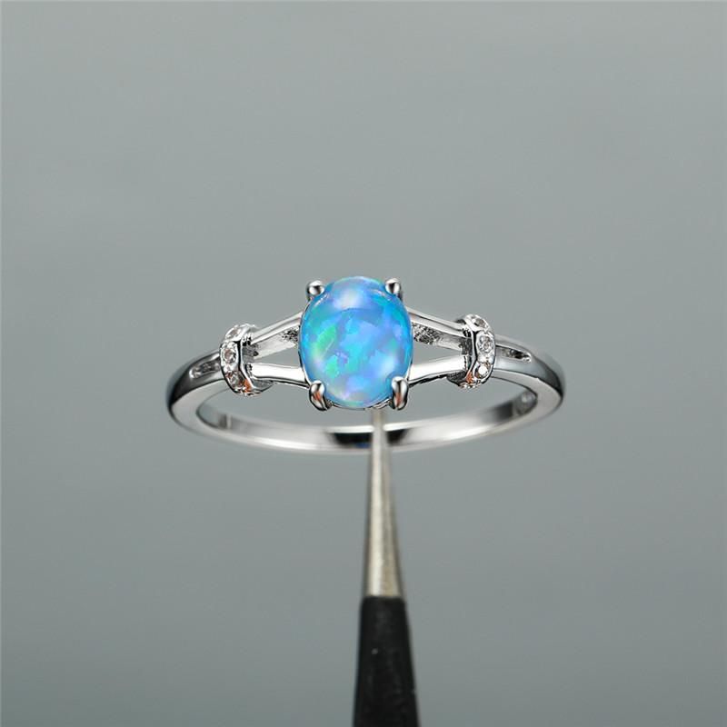 Silver Blue Opal