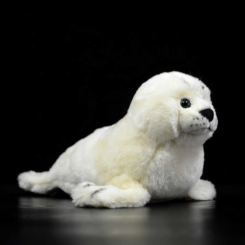White Greenland Seal Christmas Plush Toy Cute Kids Gifts Simulation Soft Stuffed Lifelike Sea Animal Lovely White Greenland Seal Christmas Plush Toy Cute Kids Gifts Simulation Soft Stuffed Lifelike Sea Animal Lovely