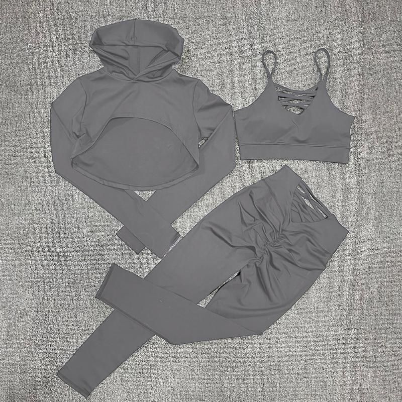 3pcsset Grey