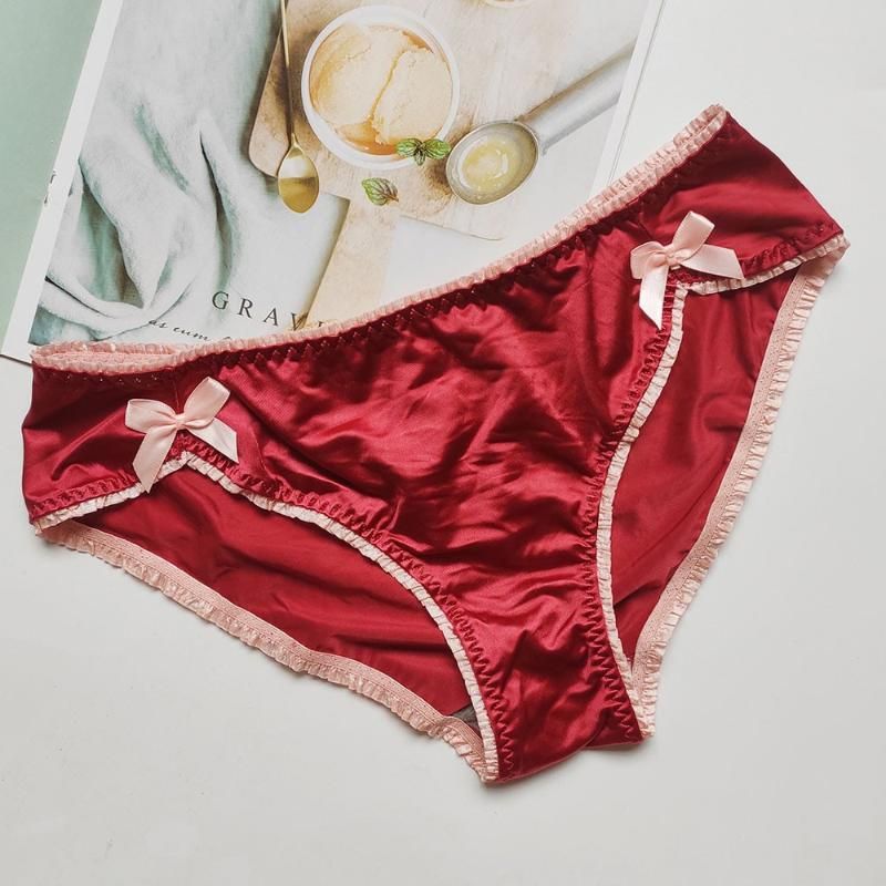 Compra Bragas De Mujer Sexy Ropa Interior Europea Noble Seda Satinada Tanga Tentación  Tentación Lencería Hembra Femenino Rosa Barato | Entrega Rápida Y Calidad |  Es.Dhgate