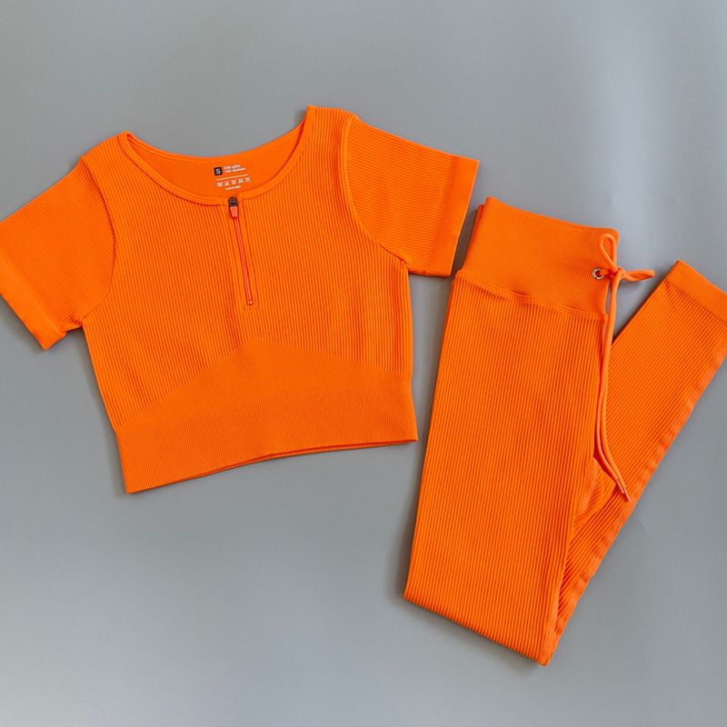 2PCS Orange Short