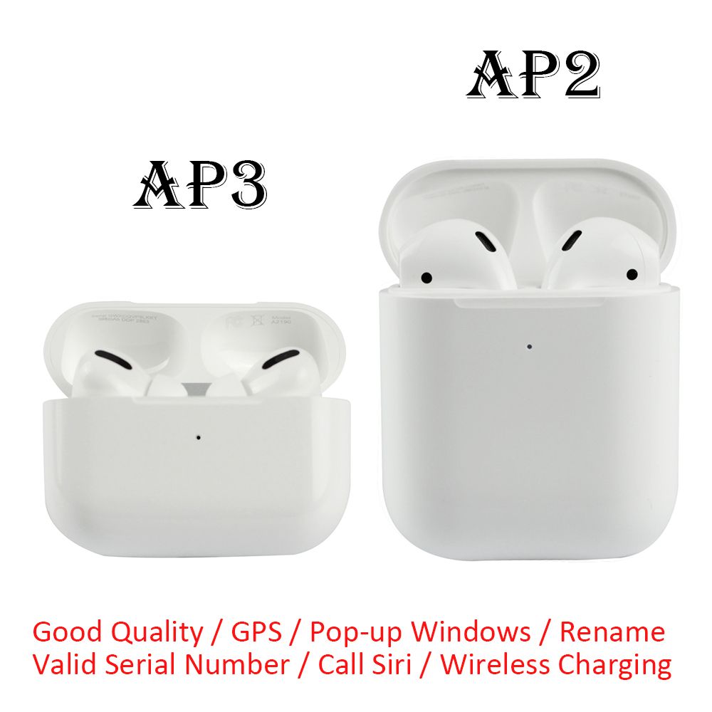 Gen 2 3 AP2 AP3 New Airpods3 TWS Earphones H1 Chip Metal Hinge Wireless