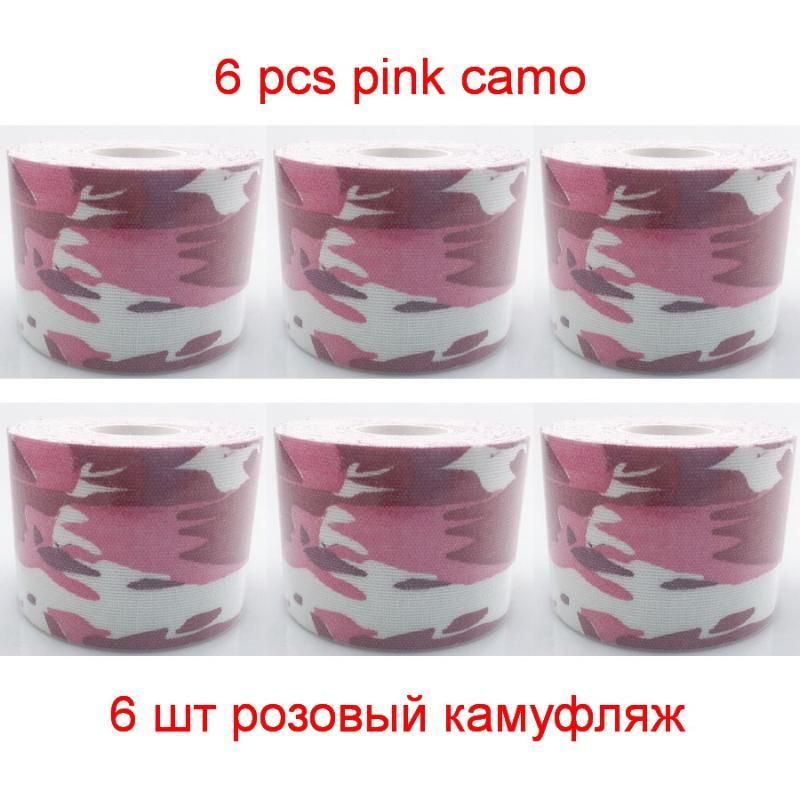 6 roll pink camo