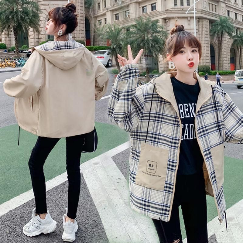 Korean Loose Irregular Tooling Jacket Short Jacket Cardigan Female Student Tide 