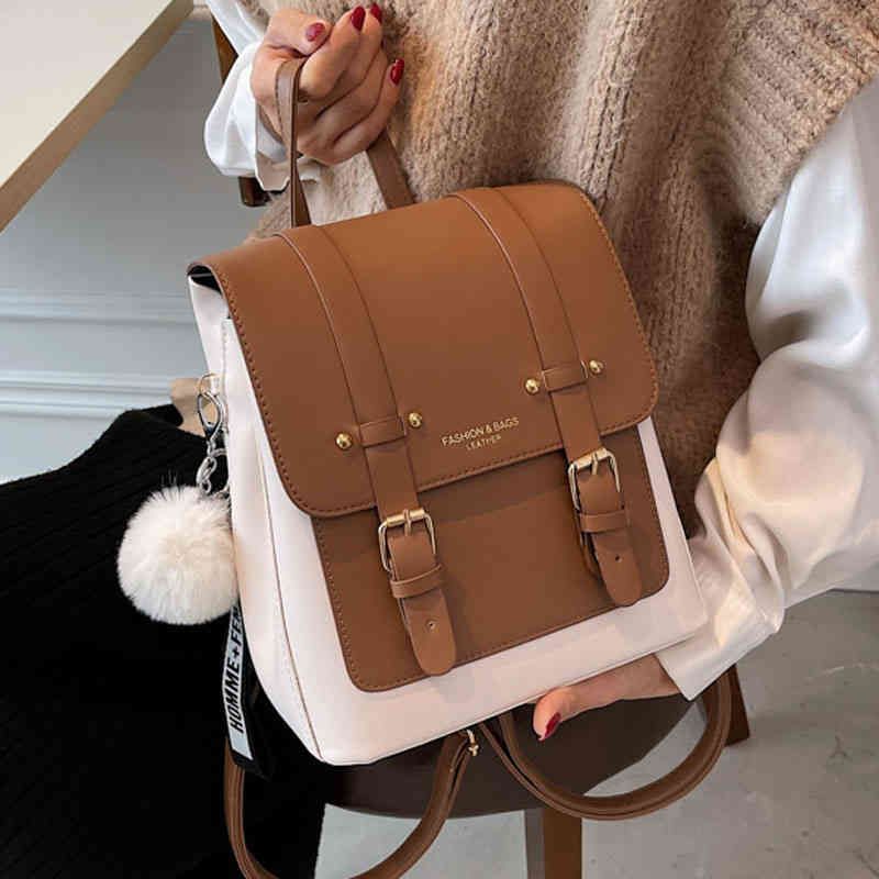 Nuevas Mochilas De Bolsas Para Mujeres Pequeñas Mochila Moda Para Niñas PU Cuero Hombro De Mujer Linda Universidad De 24,81 € DHgate