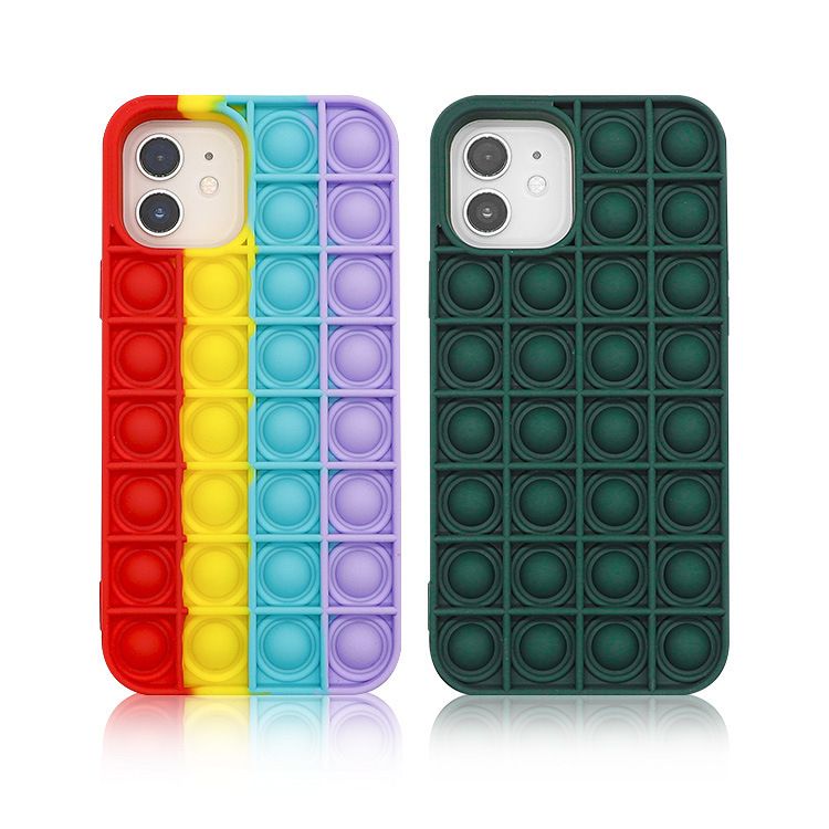 Pop It Push Bubble Phone Cases For Iphone 12 Mini 11 Pro Max X Xs Xr 7 Plus 8 Relive Stress Relief Fidget Toy Soft Silicone Gel Cover Cellphone Case From Pengsisi 2 62 Dhgate Com