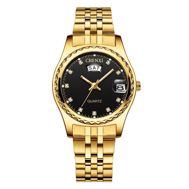 Women Golden Black