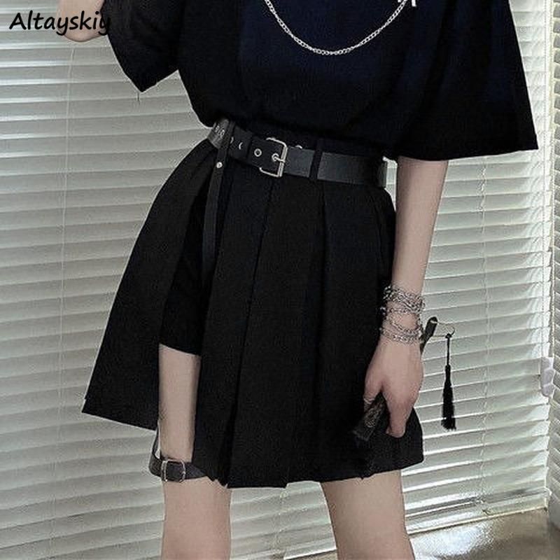 Compra Faldas Mujeres Negro Plisado Asimétrico Mini Sólido Diseño Sexy  Sólido All Match Teens Fashion Summer 2021 Daily Ulzzang Ladies Club Barato  | Entrega Rápida Y Calidad | Es.Dhgate