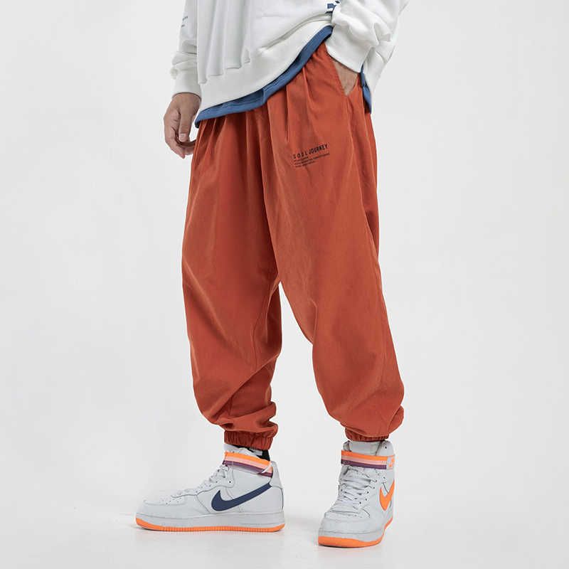 Orange Joggers Men