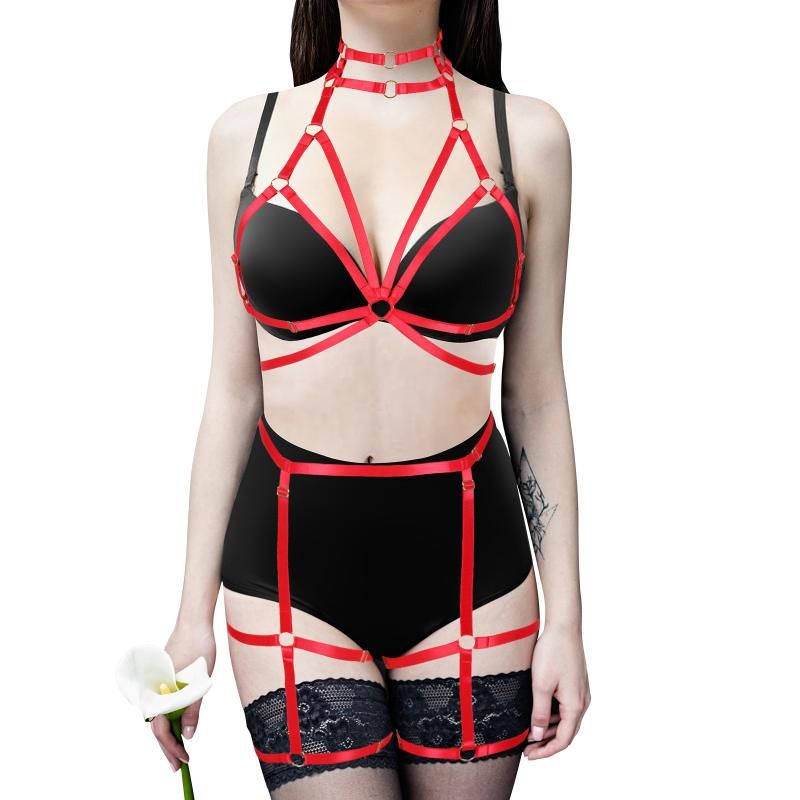 Compre Gótico Bdsm Mulheres Gaiola De Peito Sexy Sutiã Moda Perna  Escravidão De Escravidão Meias Cintas Corpors Arnês Conjunto Cintos Fetiche  Lingerie De Lingerie Barato | Entrega Rápida E Qualidade | Pt.Dhgate