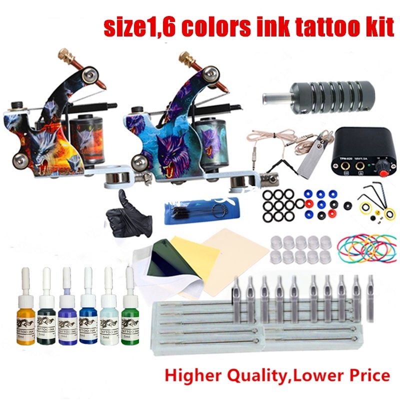 2 machines 6 colors ink kit