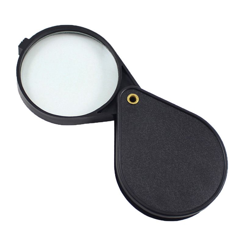 Mini Pocket Magnifying Glass Handheld Magnifying 60mm Magnifier 5X