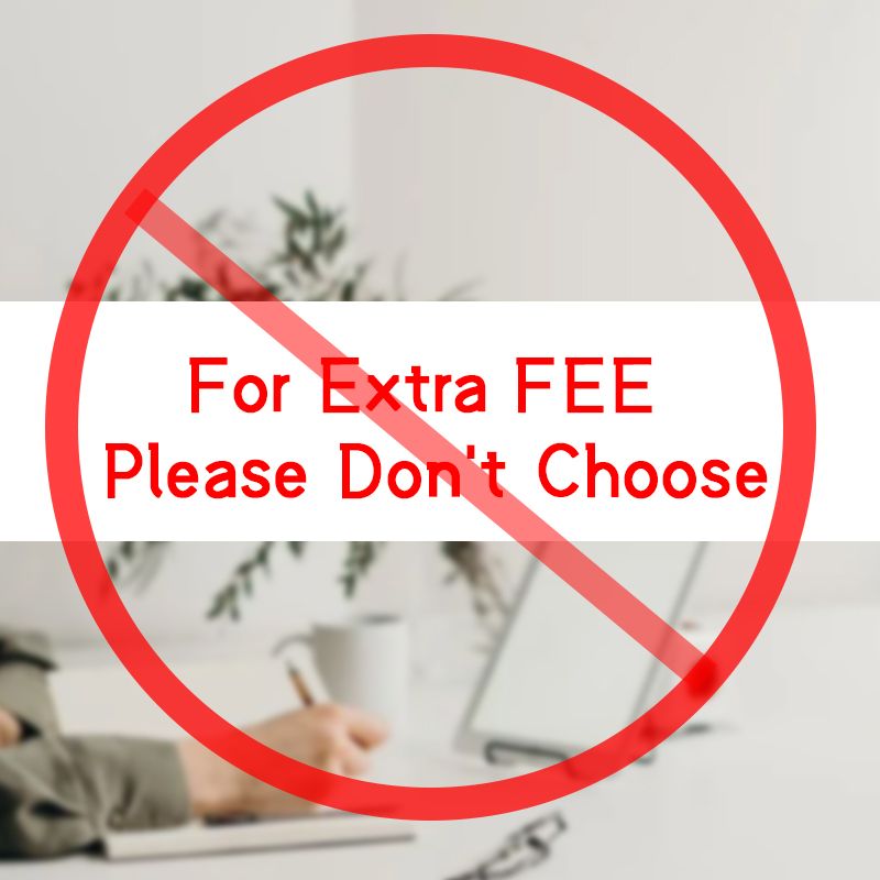 For Extra FEE,Don&#039;t Choose