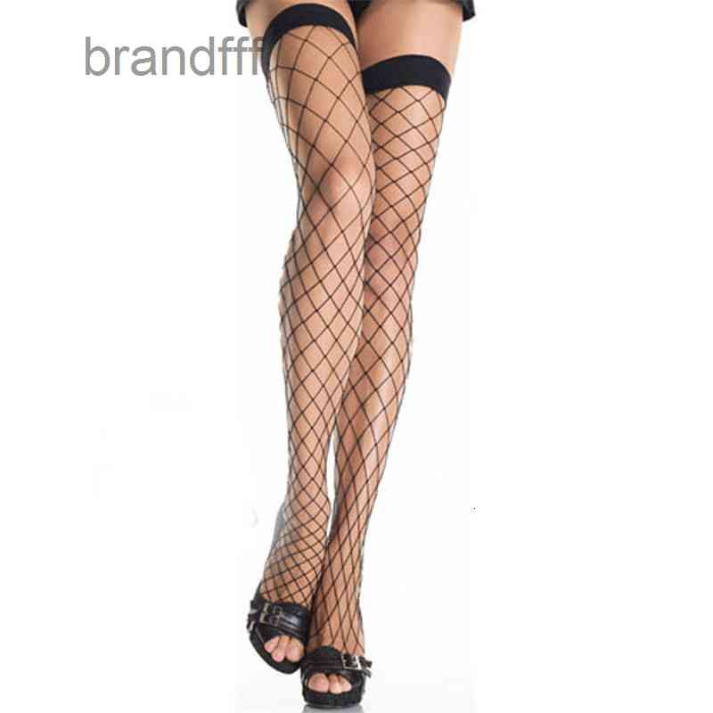 Women Fishnet Over Knee Socks Large 