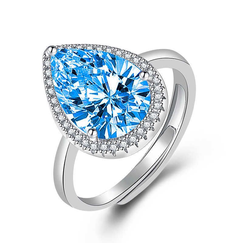 blauwe diamant-instelbare opening