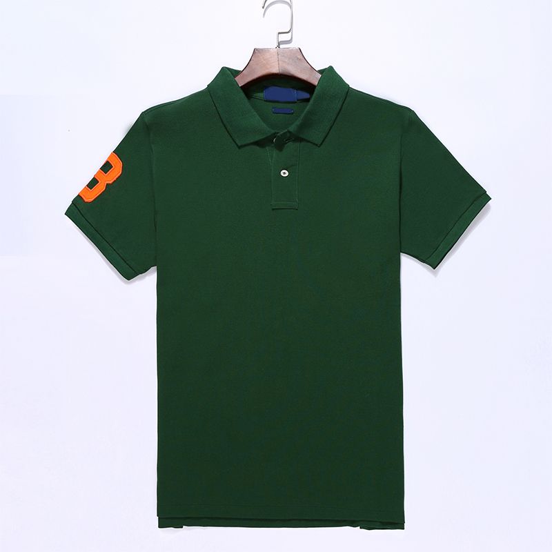 army green with orange