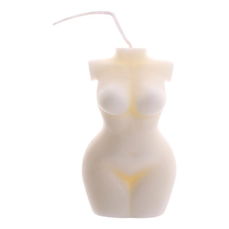 3D Female Naked Body Shape Torso Statue Wax Scented Candle Home Decor Crafts 