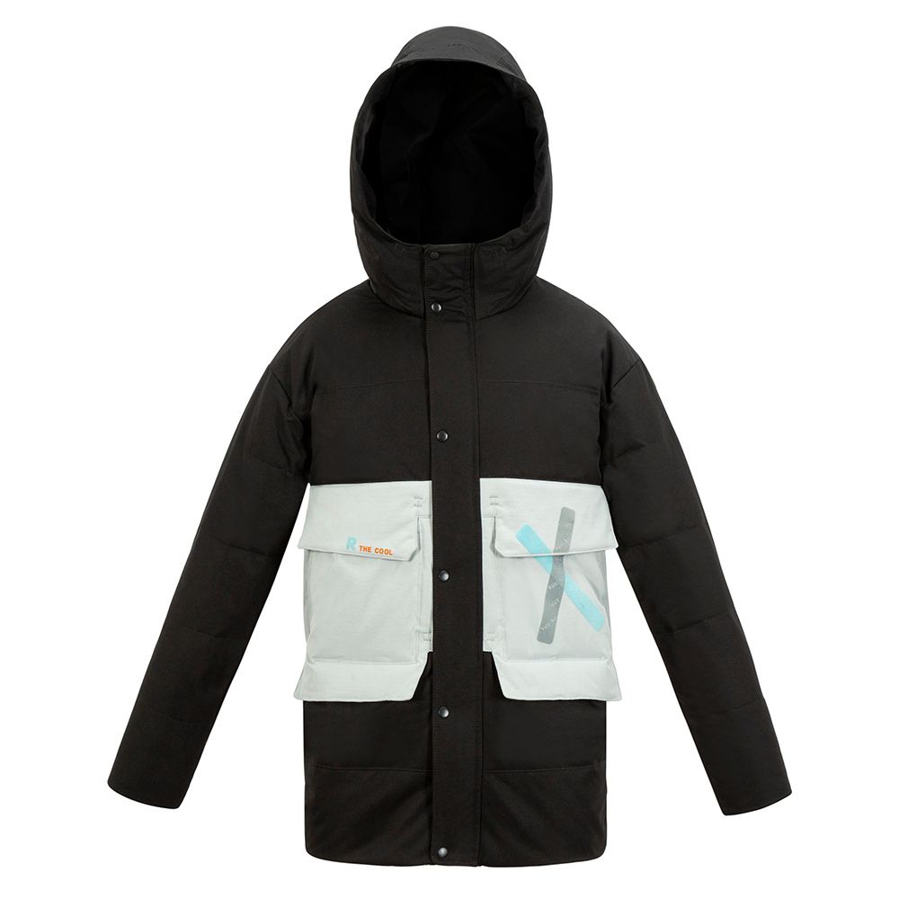 Lüks Marka erkek Aşağı Ceket Kissqiqi Erkek Kapşonlu Aşağı Ceketler Kış Rüzgar Geçirmez Sıcak Palto Rahat Moda Giyim
