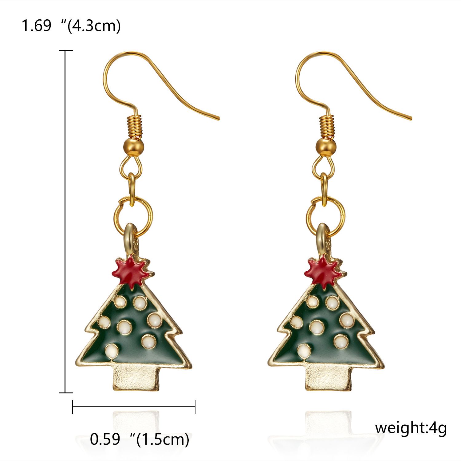 Christmas Tree Earrings 2