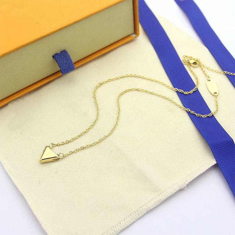 V-shaped gold necklace