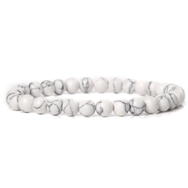 howlite blanche-6MM