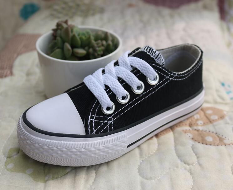 Compra Zapatos De Lona Para Niños Moda High Bajos Bajos Y Niñas Zapatillas  Deportivas Tamaños De Niños 24 34 Barato | Entrega Rápida Y Calidad |  Es.Dhgate