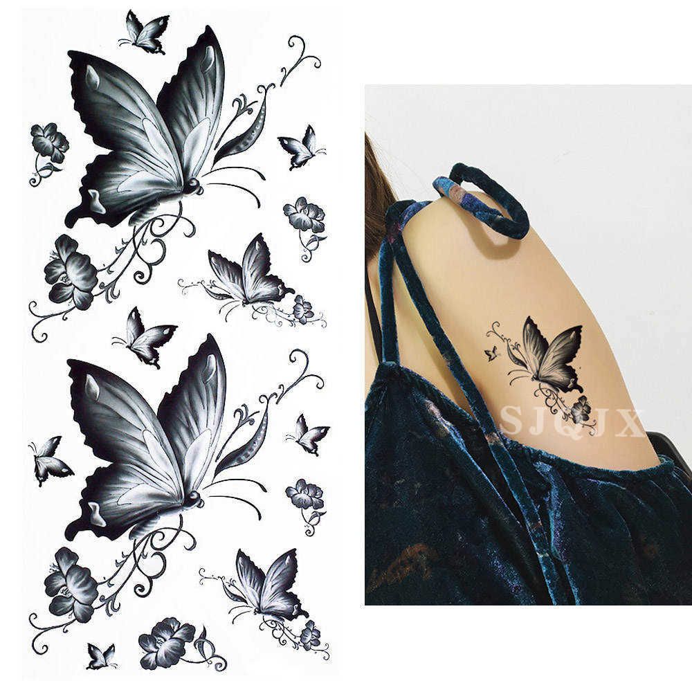 Tatouage Papillon Fleur De Lotus
