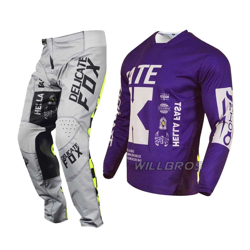 Compra Delicado Fox 180 Illmatik Jersey Pantalones Mountain Bicycle Mens  Gear Set Motocross Motocrike Racing Traje Barato | Entrega Rápida Y Calidad  | Es.Dhgate
