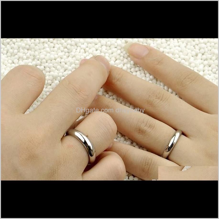 Drop Delivery 2021 Fashion Ture 925 Pure Sterling Wedding Couple Rings Man And Momen Luxury Styles Sier Ring Jewelry Model Nodot R255U
