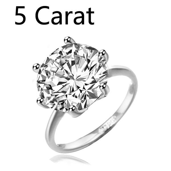 5Ct Silver Color