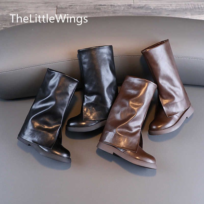 Compra Chicas Super Suaves Botas Altas Otoño 2021 Nuevo Estilo Británico  Fashion Princess Cómodo Outdoor Motorcycle Boots 4 15 Años Y0909 Barato |  Entrega Rápida Y Calidad | Es.Dhgate