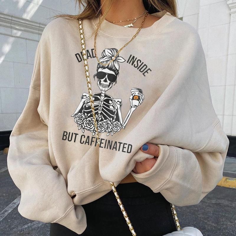 Acquista Felpe Con Cappuccio Da Donna Felpe Halloween Felpa Da Donna  Skeleton Stampa Donna Y2K Harajuku Felpa Con Cappuccio Divertente Skull  Pullover Gothic C A 14,51 € Dal Hongshaoro | It.DHgate.Com