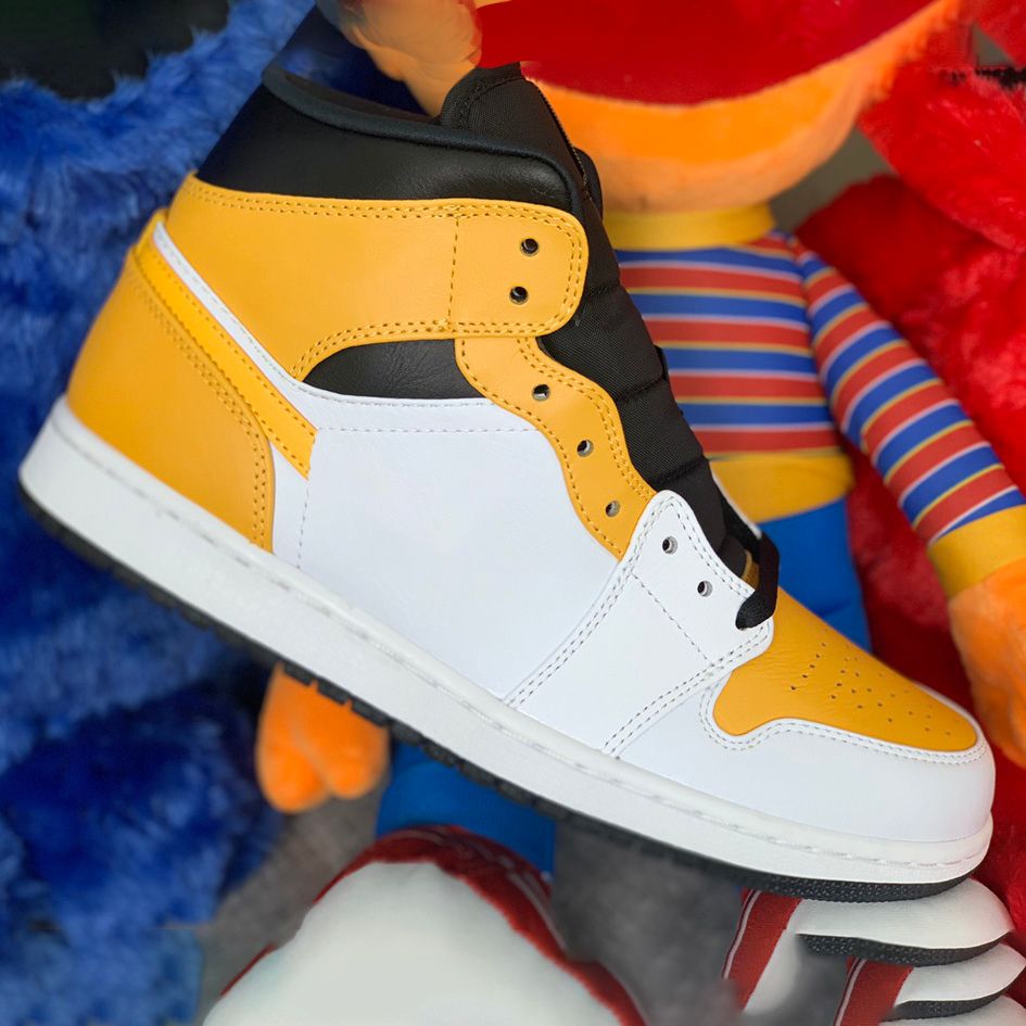 Compre Top Quality Jumpman 1 Classical Negro Amarillo Mid Baloncesto Shoes  University Gold1s Designer Moda Sport Zapatillas Con Caja A 0,5 € Del  Jordanians1 | Es.Dhgate.Com
