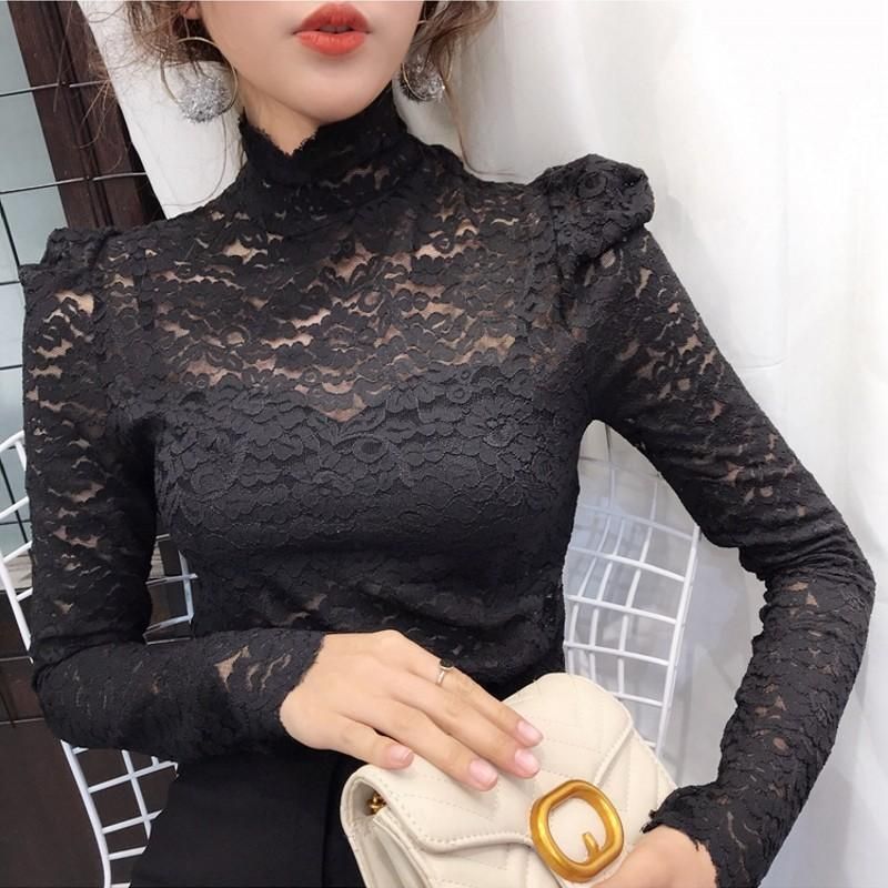 Compra Mujer Mesh Sheer Blusa Transparente Camisa Superior De Manga Larga  Moda Oficina De Moda Encaje Transparente Blanco Mujer Blusas 2022 Blusas De  Mujer Camisas Barato | Entrega Rápida Y Calidad | Es.Dhgate