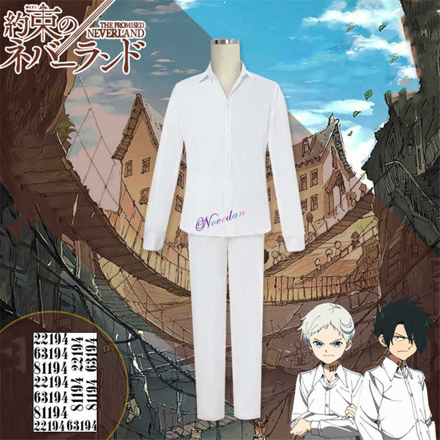 Anime The Promised Neverland Cosplay Costume Yakusoku No Neverland