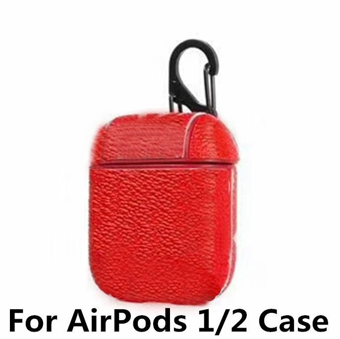 Per AirPods 1/2 Case- Red Sup l