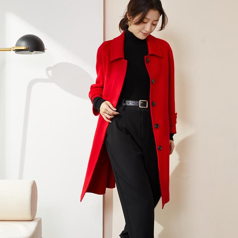 Abrigo De Oficina De Manga Larga De Otoño Para Mujer Abrigo De Oficina De Manga Larga De Otoño Para Mujer