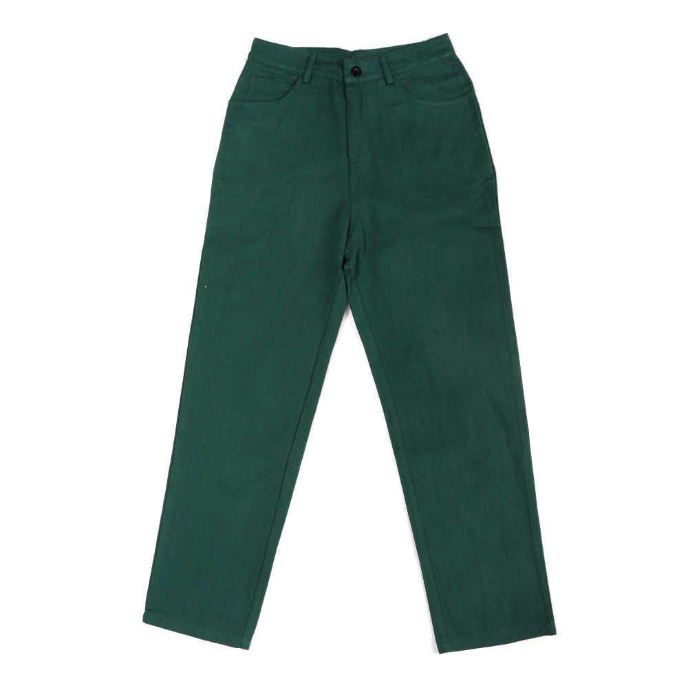Katı yeşil pantolon