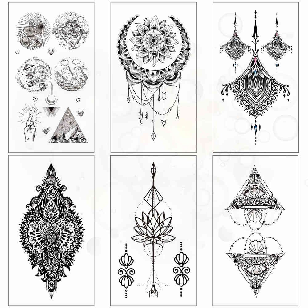 25 Designs Small Temporary Tattoo Stickers Maple Leaves Waterproof Tattoos  Flower Rose Tai Chi Body Fake Tattoo For Hand Neck From Xmykcsm, $15.49 |  DHgate.Com