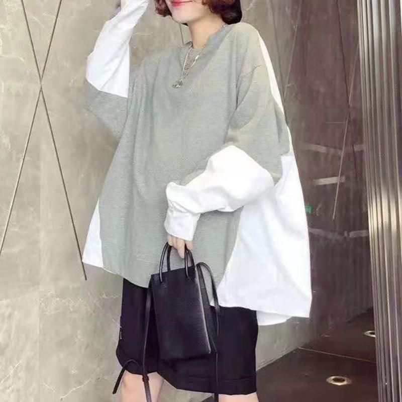 Cuello Redondo Ca Blusa De Manga Larga De Otoño Para Mujer Cuello Redondo Ca Blusa De Manga Larga De Otoño Para Mujer