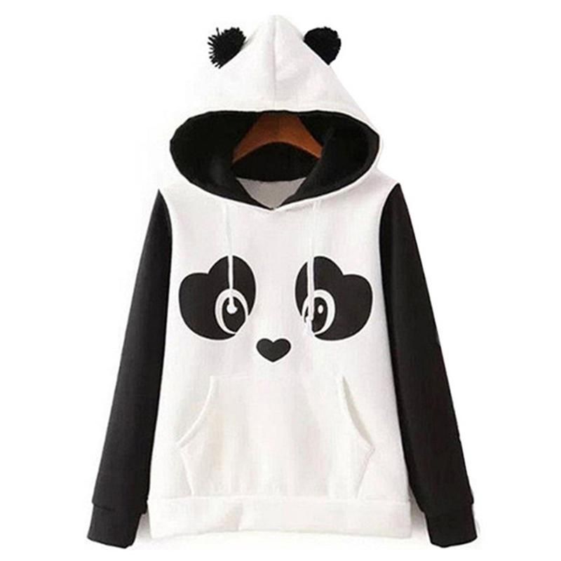 Sudadera Cremallera Dibujos Animados Panda Ropa De Mujer Sudadera Cremallera Dibujos Animados Panda Ropa De Mujer