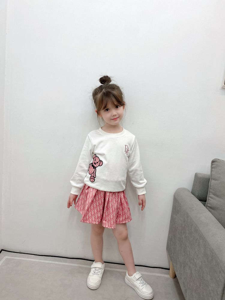S1681-white skirt sets