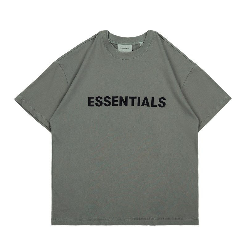 Donkergrijs Essentials Tee